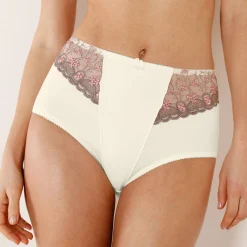 Gaineslip in microvezel en geborduurde tule Caminata