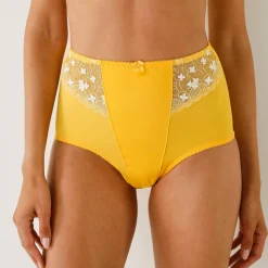 Gaineslip in microvezel en geborduurde tule Caminata