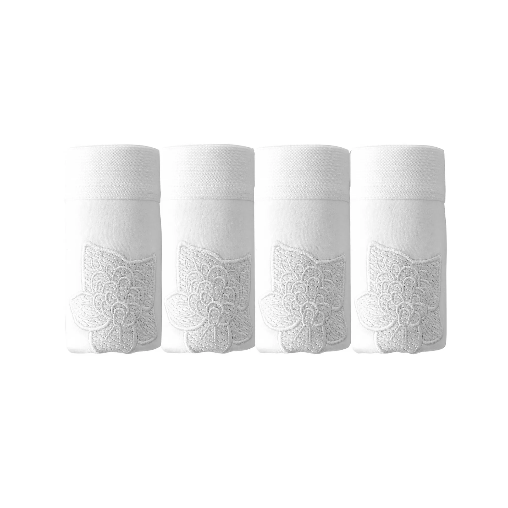 Geborduurde maxislip - set van 4