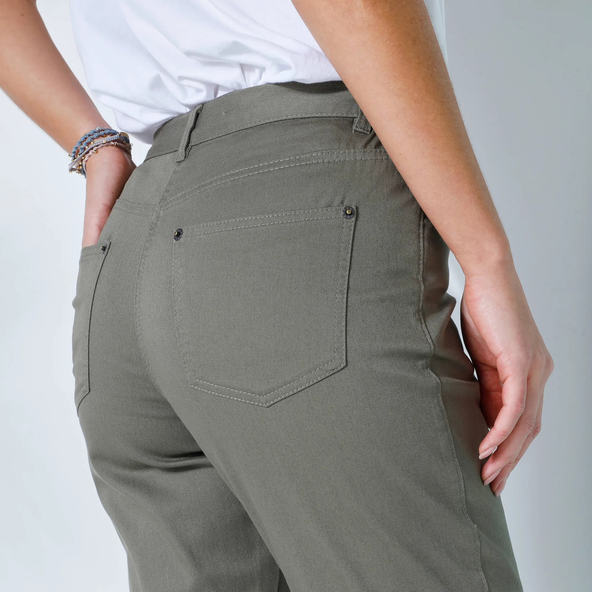 Gekleurde smalle jeans