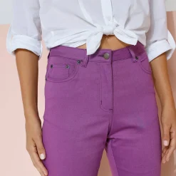 Gekleurde smalle jeans