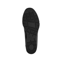 Gelakte mocassins met sleehak