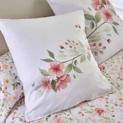 Gematelasseerde bedsprei Eglantine, met bloemenprint