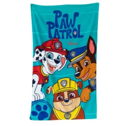 Gepersonaliseerd kinderbadlaken Paw Patrol®, katoenen badstof en velours - 320g/m2