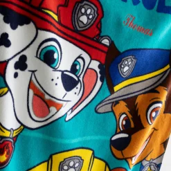 Gepersonaliseerd kinderbadlaken Paw Patrol®, katoenen badstof en velours - 320g/m2