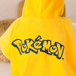 Gepersonaliseerde kinderbadponcho Pokémon®, katoenen badstof en velours - 280g/m2