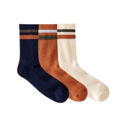 Geribbelde sokken - set van 3 paar