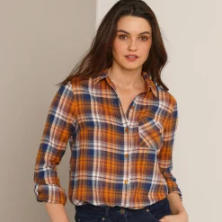 Geruit hemd in flanel