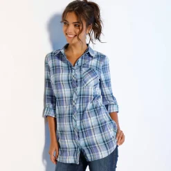 Geruit hemd in flanel