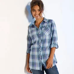 Geruit hemd in flanel