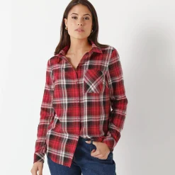 Geruit hemd in flanel