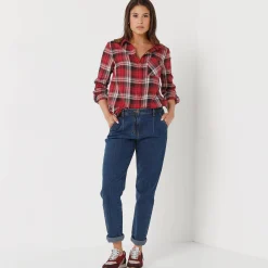 Geruit hemd in flanel