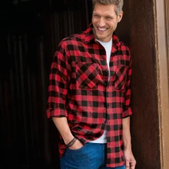 Geruit hemd in flanel - set van 3