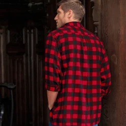 Geruit hemd in flanel - set van 3