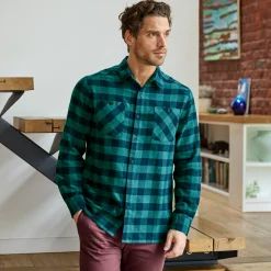 Geruit hemd in flanel - set van 3