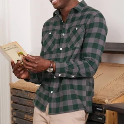 Geruit hemd in flanel - set van 3
