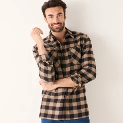 Geruit hemd in flanel - set van 3