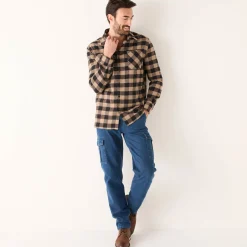 Geruit hemd in flanel - set van 3