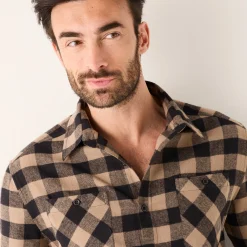 Geruit hemd in flanel - set van 3