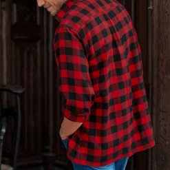 Geruit hemd in flanel - set van 3
