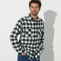 Geruit hemd in flanel - set van 3