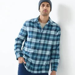 Geruit werkhemd in flanel - set van 2 kleuren