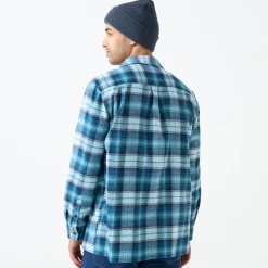 Geruit werkhemd in flanel - set van 2 kleuren
