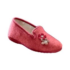 Gesloten pantoffels met bloemetjes