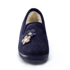 Gesloten pantoffels met bloemetjes