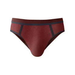 Gesloten slip met contrasterende naden, hoge taille - set van 4