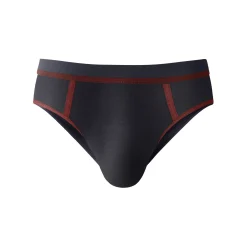 Gesloten slip met contrasterende naden, hoge taille - set van 4