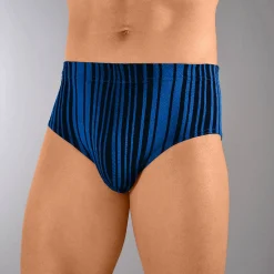 Gesloten slip met hoge, bedrukte taille - set van 6