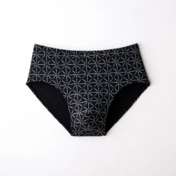 Gesloten slip met hoge taille en geometrische motieven - set van 6