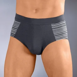 Gesloten slip met hoge taille en ingeweven motieven - set van 4