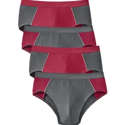Gesloten slip met hoge taille - set van 4