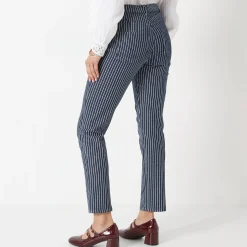 Gestreepte 7/8-jeans