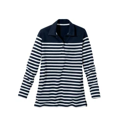 Gestreepte polo in jerseytricot
