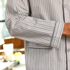 Gestreepte pyjama - katoenpopeline