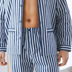 Gestreepte pyjama - katoenpopeline