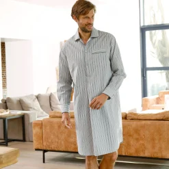 Gestreepte pyjama in liketstijl - katoenpopeline