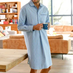 Gestreepte pyjama in liketstijl - katoenpopeline