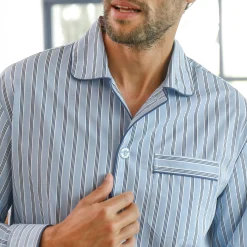 Gestreepte pyjama in liketstijl - katoenpopeline