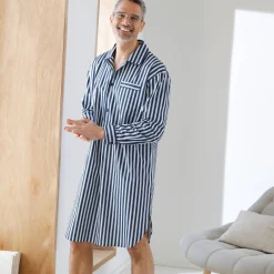 Gestreepte pyjama in liketstijl - katoenpopeline