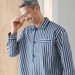 Gestreepte pyjama in liketstijl - katoenpopeline
