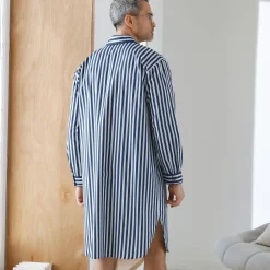 Gestreepte pyjama in liketstijl - katoenpopeline