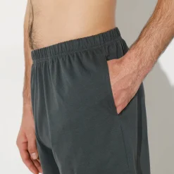 Gestreepte shortama met Tunesische hals