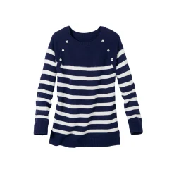 Gestreepte trui in marinestijl