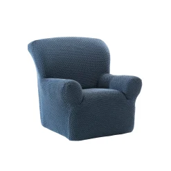 Getextureerde, bi-rekbare hoes voor zitbank en fauteuil met armleuningen