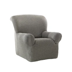 Getextureerde, bi-rekbare hoes voor zitbank en fauteuil met armleuningen