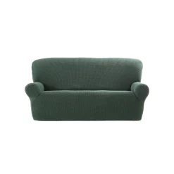 Getextureerde, bi-rekbare hoes voor zitbank en fauteuil met armleuningen